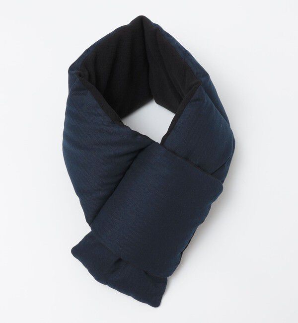 SHIPS「【SHIPS別注】TAION:〈手洗い可能〉LIMONTA EAST ダウン マフラー」|ストール|ネイビー