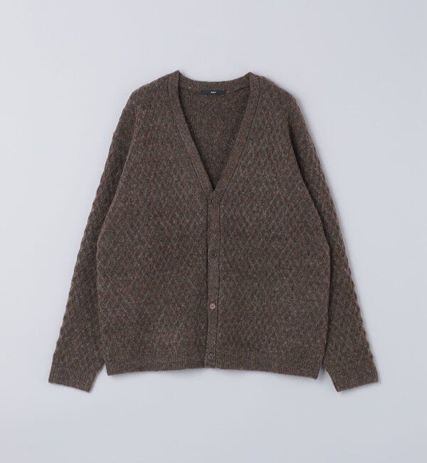 SHIPS「SHIPS: 〈手洗い可能〉シャギー レイヤード カーディガン」|カーディガン|