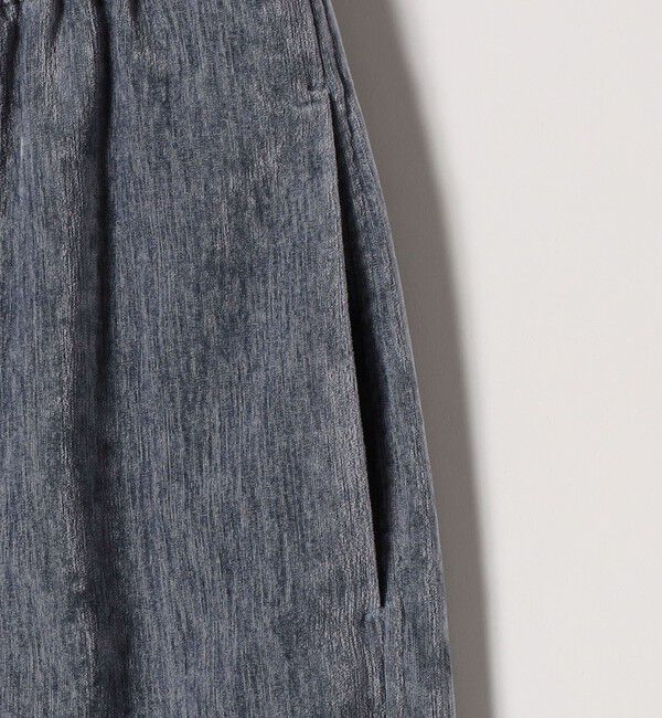 quaranciel「quaranciel:〈洗濯機可能〉ポリエステル ベロア Iライン イージー スカート」|スカート|