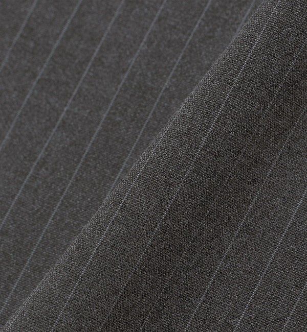 SHIPS「City Ambient Products: チェック＆ストライプ 2タック ワイド スラックス」|スラックス|