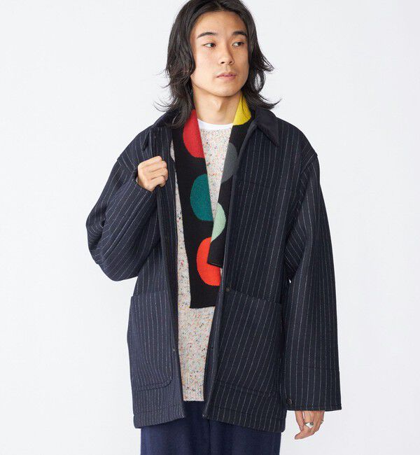 SHIPS「JO GORDON: Small Multicolour spot scarf」|ストール|