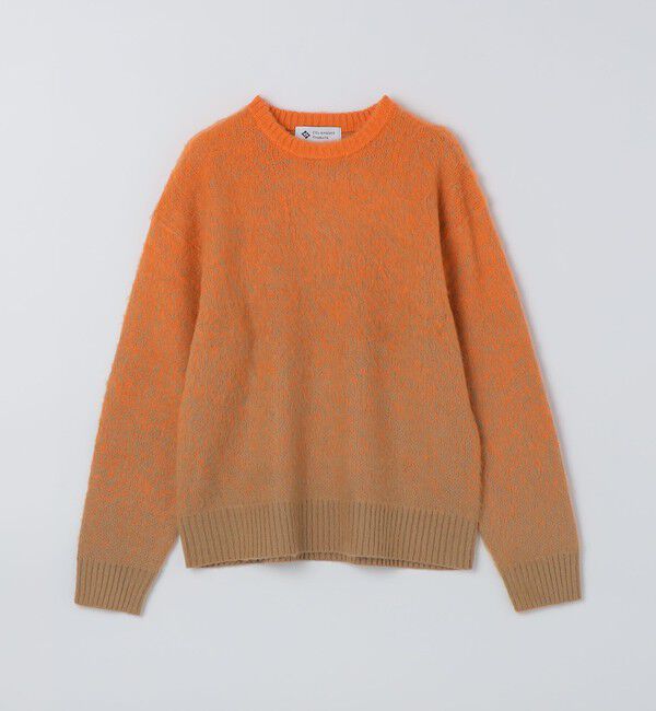 SHIPS「City Ambient Products: グラデーション シャギー クルーネック ニット」|ニット・セーター|