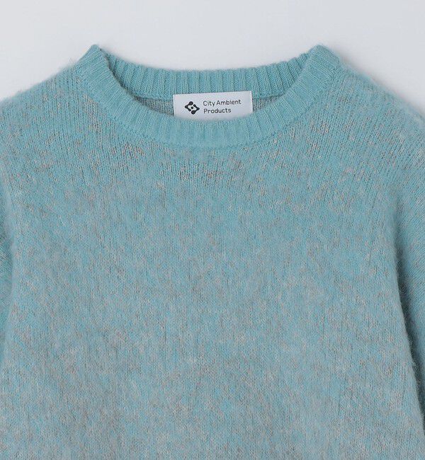 SHIPS「City Ambient Products: グラデーション シャギー クルーネック ニット」|ニット・セーター|