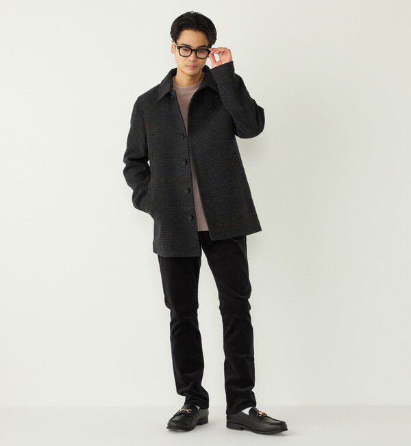 SHIPS Colors 「SHIPS Colors:ホロウ ウール シングルピーコート」|ピーコート|
