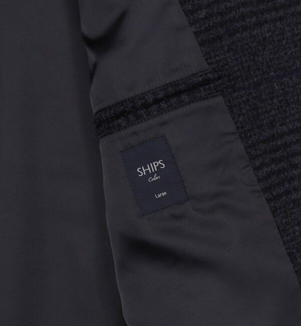 SHIPS Colors 「SHIPS Colors:ホロウ ウール シングルピーコート」|ピーコート|