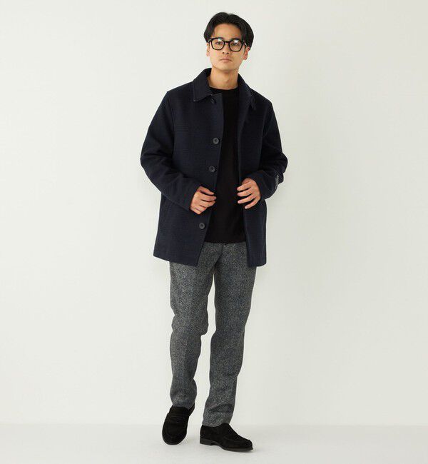 SHIPS Colors 「SHIPS Colors:ホロウ ウール シングルピーコート」|ピーコート|