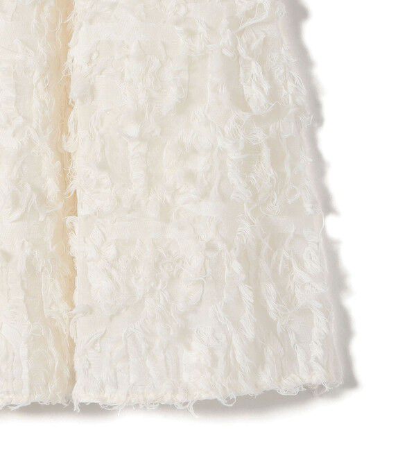 SHIPS for women「〈手洗い可能〉シアー カット ジャカード フレア スカート（セレモニー対応可）」|スカート|