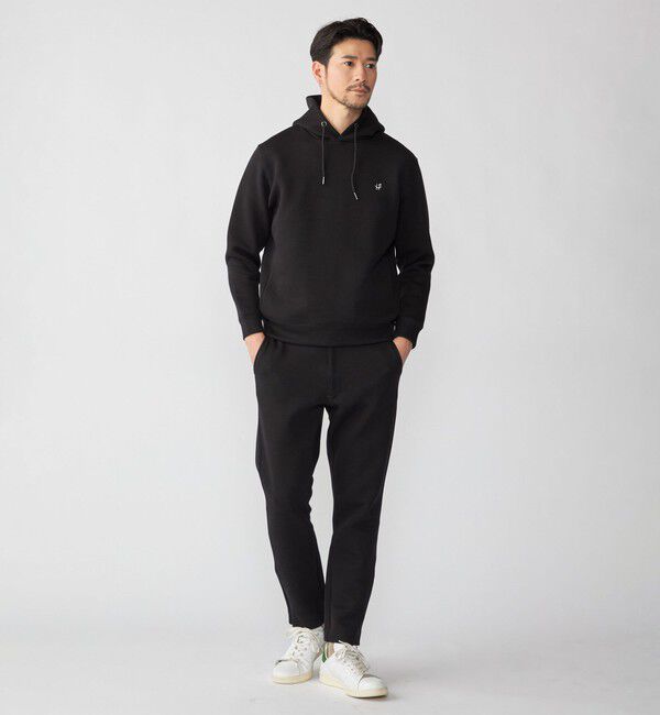 SHIPS「【WEB限定】SHIPS: コットン ポリ ダブル ニット フーディー パーカ (セットアップ対応)」|パーカー|