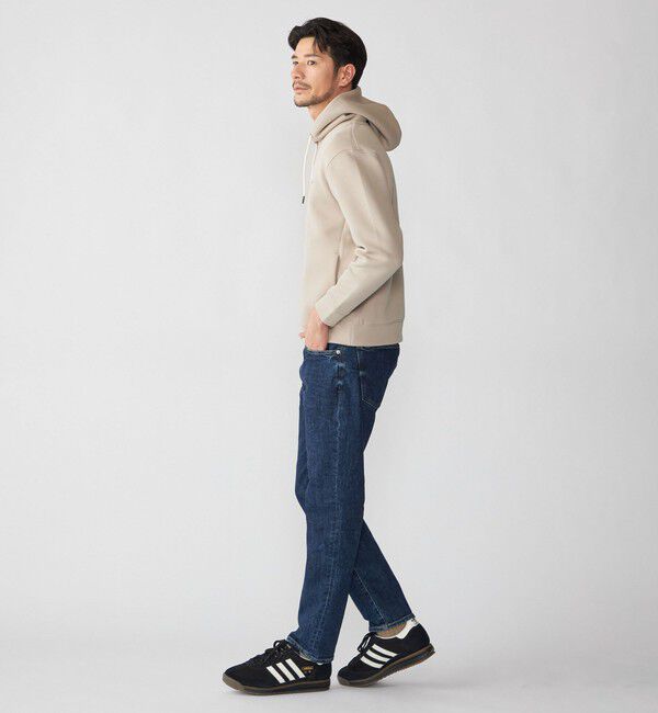 SHIPS「【WEB限定】SHIPS: コットン ポリ ダブル ニット フーディー パーカ (セットアップ対応)」|パーカー|