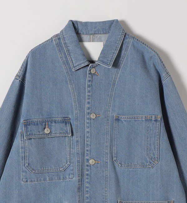 SHIPS any「SHIPS any:〈洗濯機可能〉ルーズ デニム カバーオール ジャケット［SHIPS any DENIM］」|デニムジャケット|