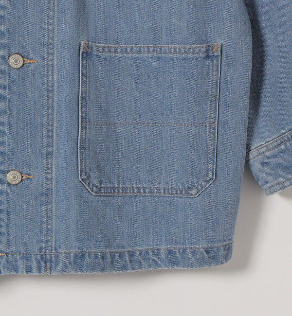 SHIPS any「SHIPS any:〈洗濯機可能〉ルーズ デニム カバーオール ジャケット［SHIPS any DENIM］」|デニムジャケット|