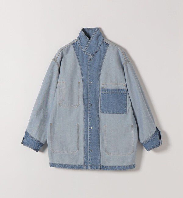 SHIPS any「SHIPS any:〈洗濯機可能〉ルーズ デニム カバーオール ジャケット［SHIPS any DENIM］」|デニムジャケット|