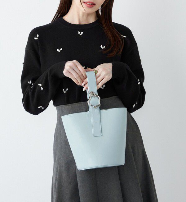 SHIPS Colors 「SHIPS Colors:ニュアンスバックル ミニ バケット◇」|ハンドバッグ|