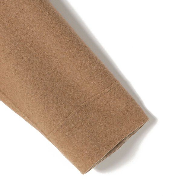 SHIPS for women「セミ 梳毛 配色 リバー ノーカラー コート」|ノーカラーコート|