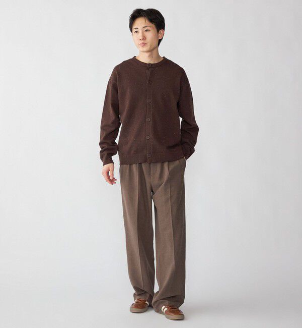 SHIPS「City Ambient Products: ドレープ 2タック ワイド スラックス」|スラックス|