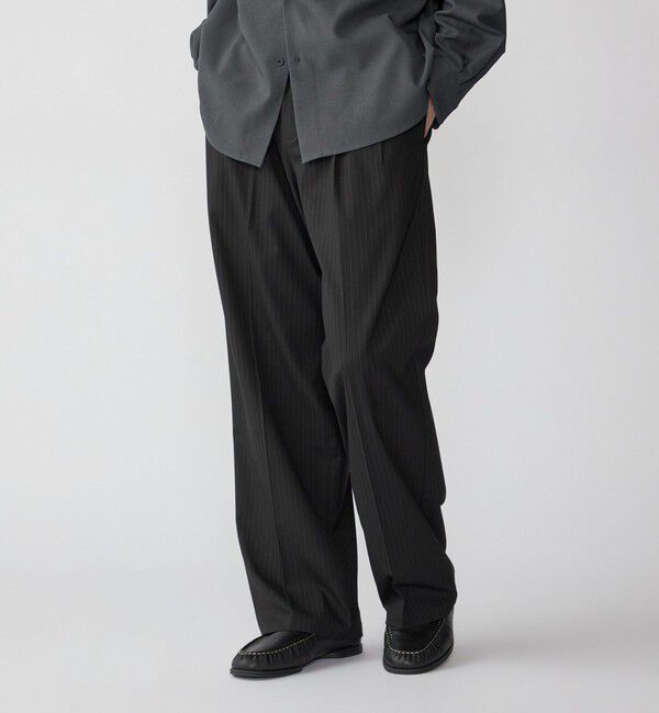 SHIPS「City Ambient Products: 2タック ワイド スラックス」|スラックス|