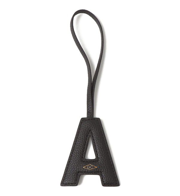 SHIPS for women「《追加予約》【WEB限定】George Cinq:イニシャル チャーム（ブラック）」|チャーム・キーホルダー|