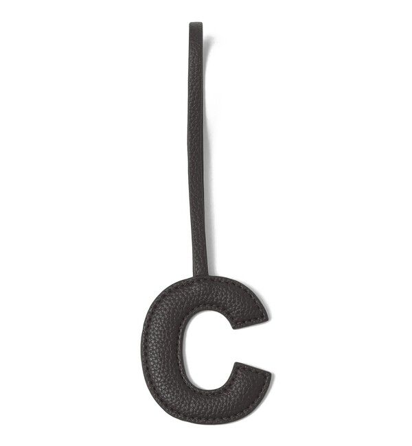 SHIPS for women「《追加予約》【WEB限定】George Cinq:イニシャル チャーム（ブラック）」|チャーム・キーホルダー|