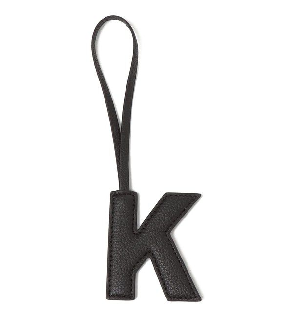 SHIPS for women「《追加予約》【WEB限定】George Cinq:イニシャル チャーム（ブラック）」|チャーム・キーホルダー|