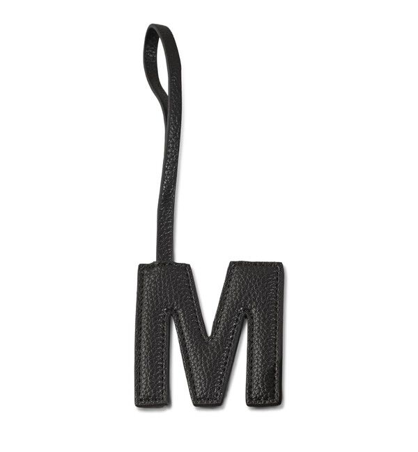 SHIPS for women「《追加予約》【WEB限定】George Cinq:イニシャル チャーム（ブラック）」|チャーム・キーホルダー|