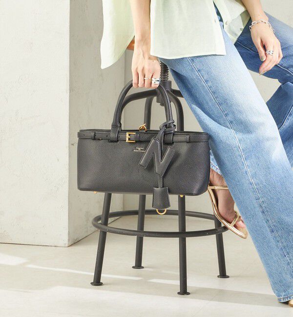 SHIPS for women「《追加予約》【WEB限定】George Cinq:イニシャル チャーム（ブラック）」|チャーム・キーホルダー|