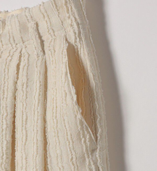 SHIPS any「SHIPS any:〈洗濯機可能〉ウェーブ ジャカード タック ワイド パンツ」|その他|