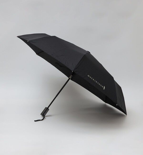 SHIPS「MACKINTOSH: AYR ソリッド 折り畳み傘」|傘|ブラック
