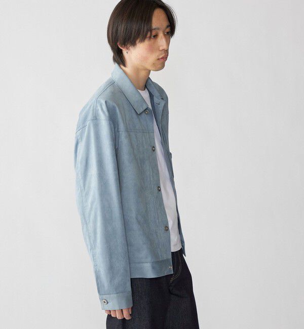 SHIPS「City Ambient Products: テック フェイクスエード(ポリエステル) G-JACKET」|その他|