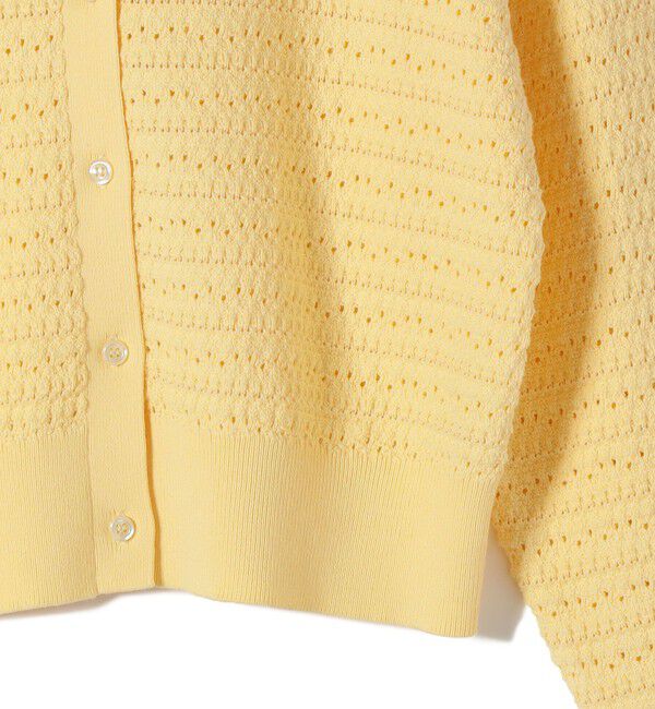 SHIPS for women「〈手洗い可能〉柄編み 2WAY カーディガン」|カーディガン|