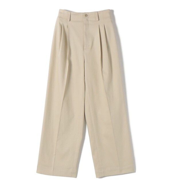 SHIPS for women「〈手洗い可能〉ヴィンテージ ライク デニム タック パンツ」|その他|