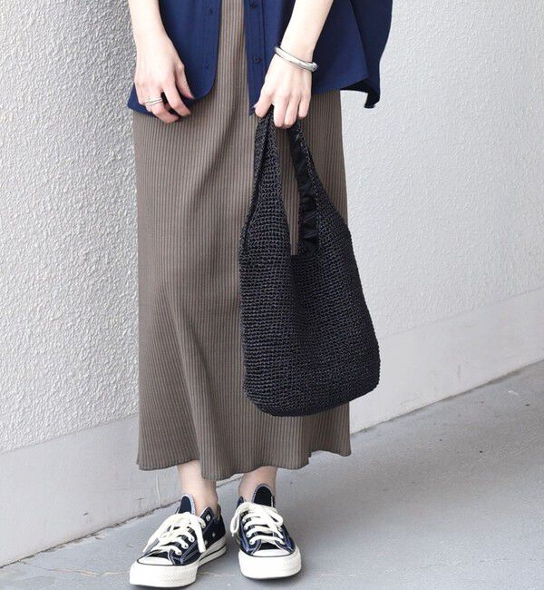 SHIPS Colors 「SHIPS Colors:メタリック コード トートバッグ◇」|かごバッグ|