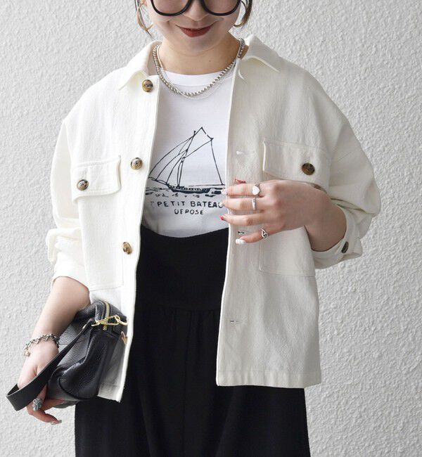 SHIPS any「SHIPS any:〈洗濯機可能〉カルゼ ショート ワーク ジャケット」|その他|