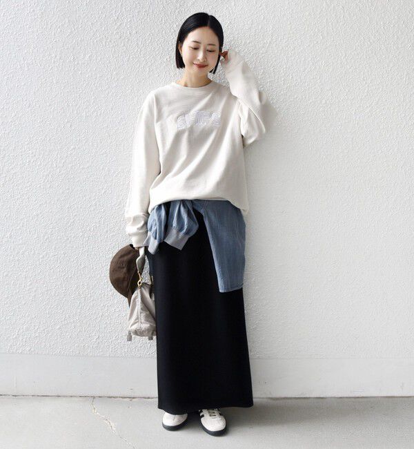 SHIPS for women「【WEB限定】SHIPS ラウンド ロゴ 刺繍 スウェット」|スウェット・ジャージ|