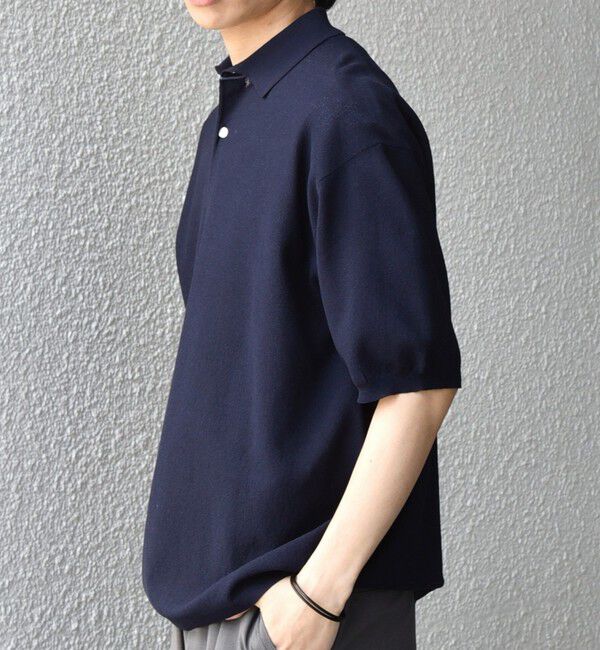 SHIPS any「SHIPS any:〈手洗い可能〉TEXBRID(R) ドライタッチ サマー ニット ポロシャツ◆」|ポロシャツ|