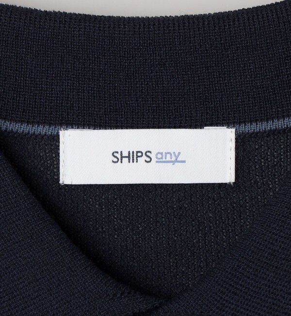 SHIPS any「SHIPS any:〈手洗い可能〉TEXBRID(R) ドライタッチ サマー ニット ポロシャツ◆」|ポロシャツ|
