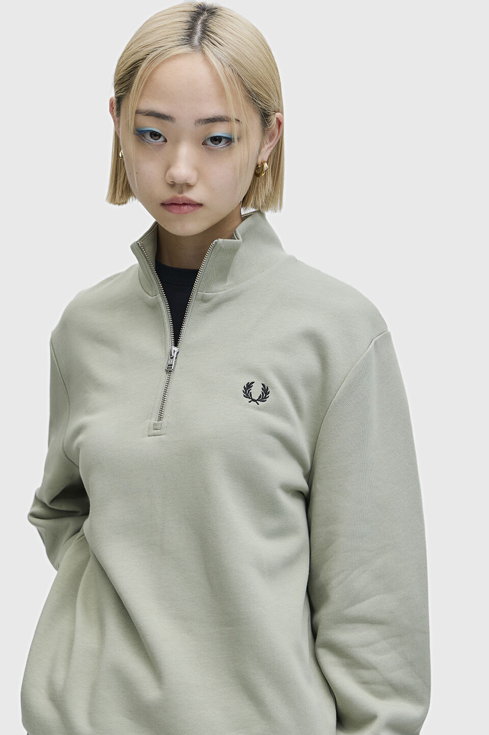 FRED PERRY 「Half Zip Sweatshirt」|スウェット・ジャージ|SEAGRASS