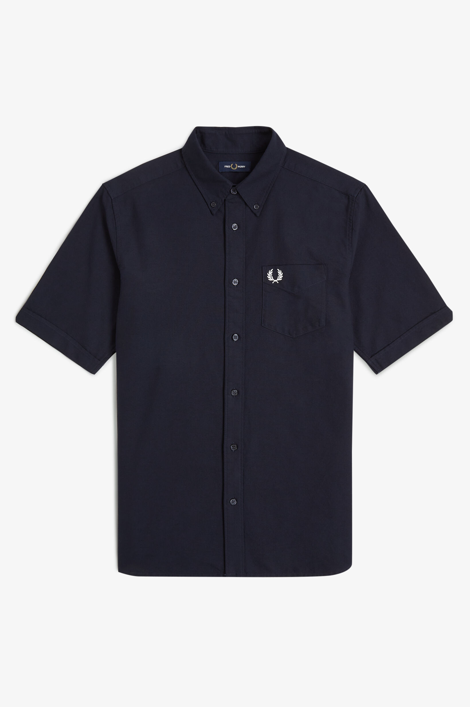 FRED PERRY 「Oxford Short Sleeve Shirt」|シャツ・ブラウス|NAVY