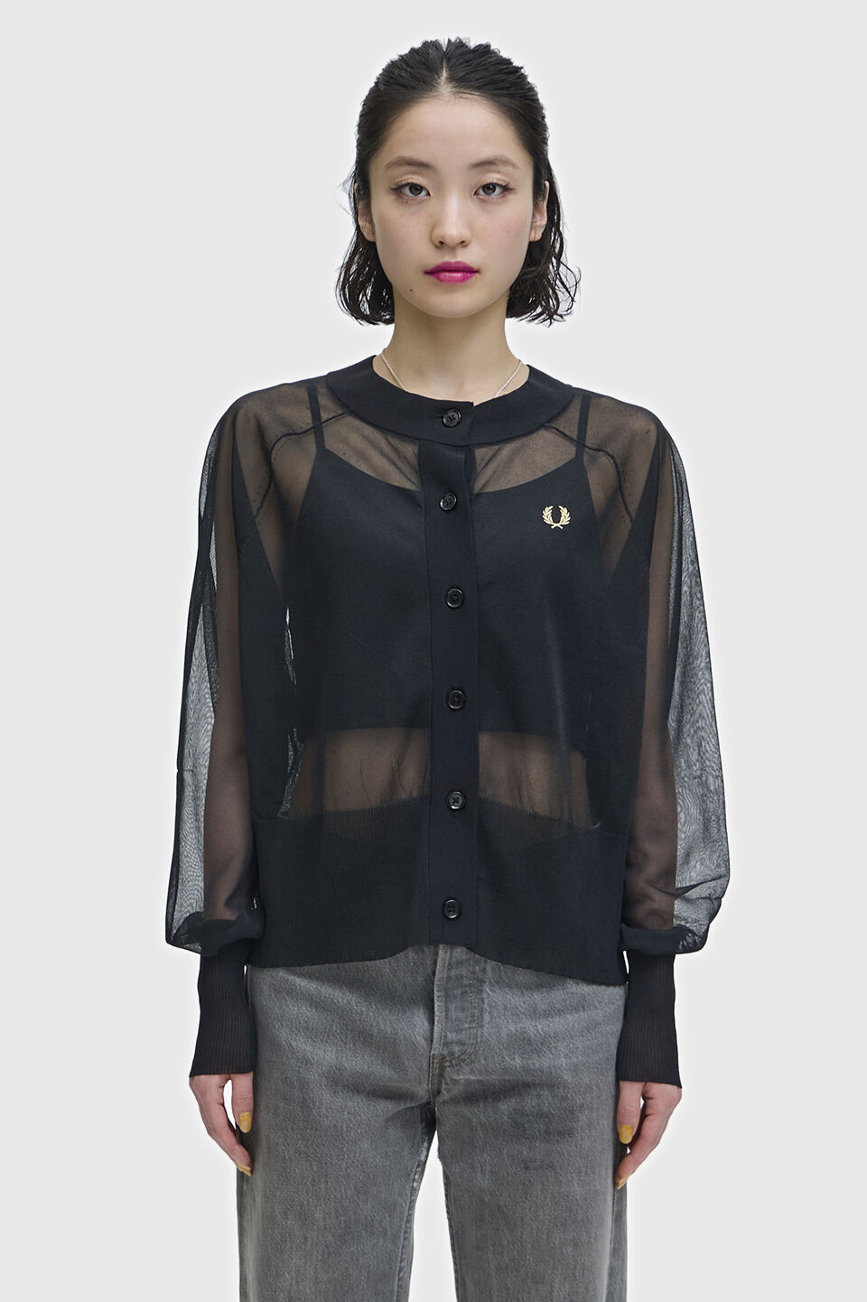 FRED PERRY 「Sheer Cardigan」|カーディガン|