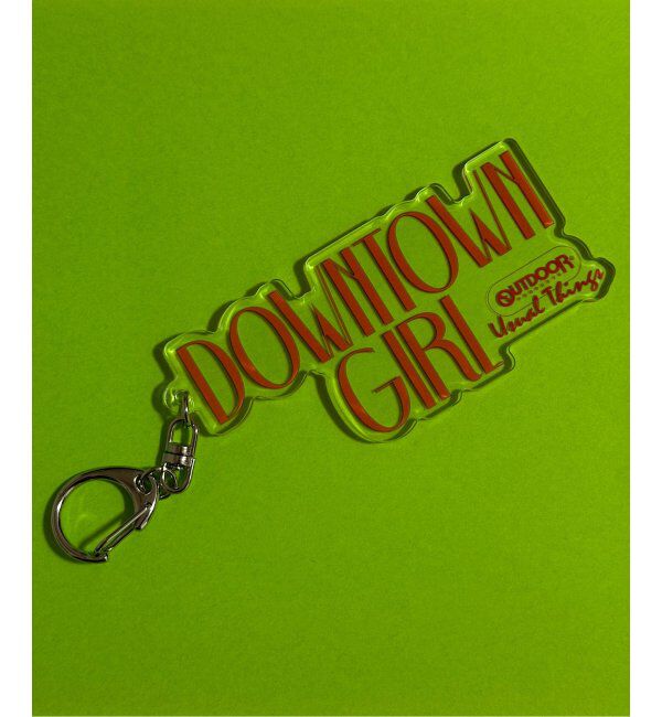 OUTDOOR PRODUCTS Usual Things「DOWN TOWN GIRL KEY HOLDER」|キーケース|オレンジ