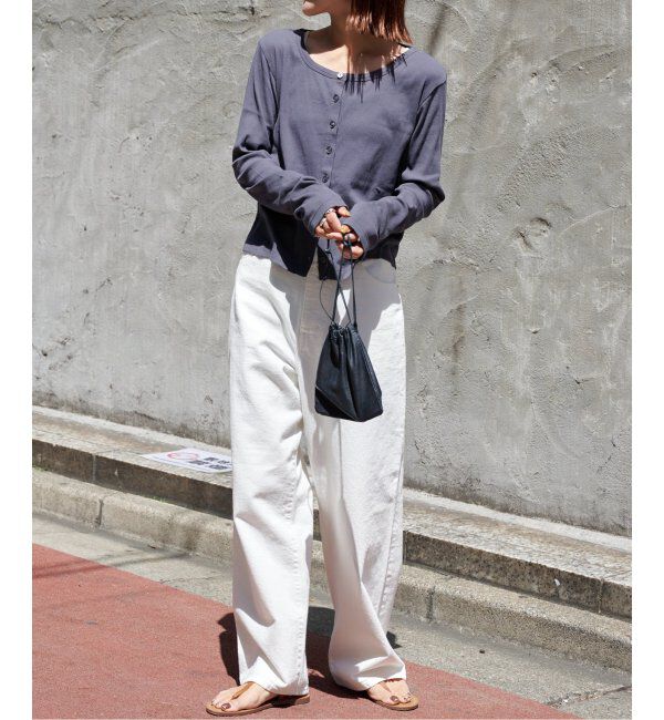 OUTDOOR PRODUCTS Usual Things「追加3 ULTライトデニムハイライズルーズ5PKT」|デニム|