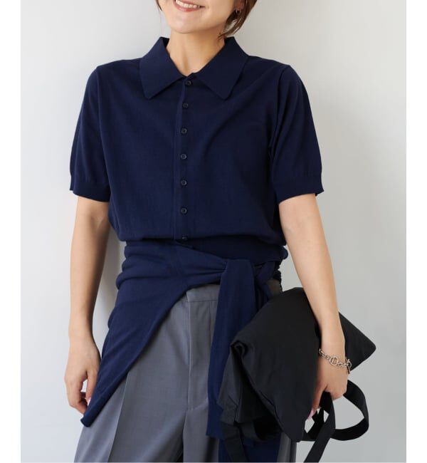 OUTDOOR PRODUCTS Usual Things「≪予約≫ハイゲージコットンポロシャツハーフスリーブニット」|ポロシャツ|