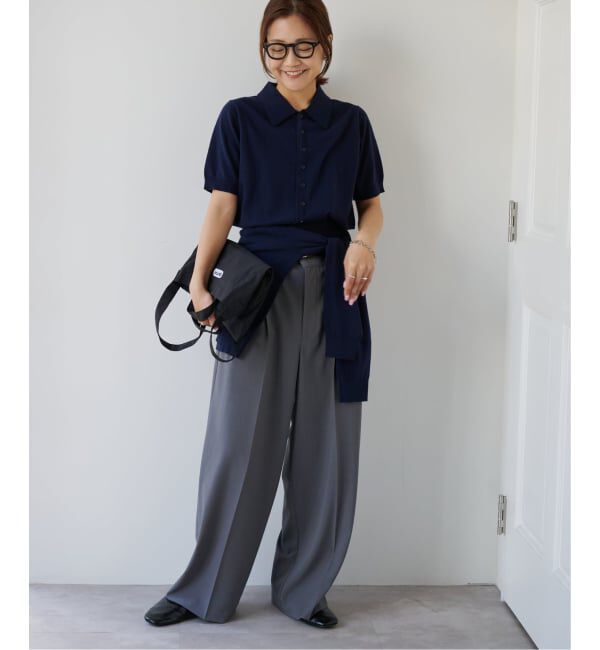 OUTDOOR PRODUCTS Usual Things「≪予約≫ハイゲージコットンポロシャツハーフスリーブニット」|ポロシャツ|