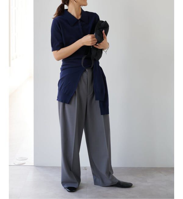 OUTDOOR PRODUCTS Usual Things「≪予約≫ハイゲージコットンポロシャツハーフスリーブニット」|ポロシャツ|