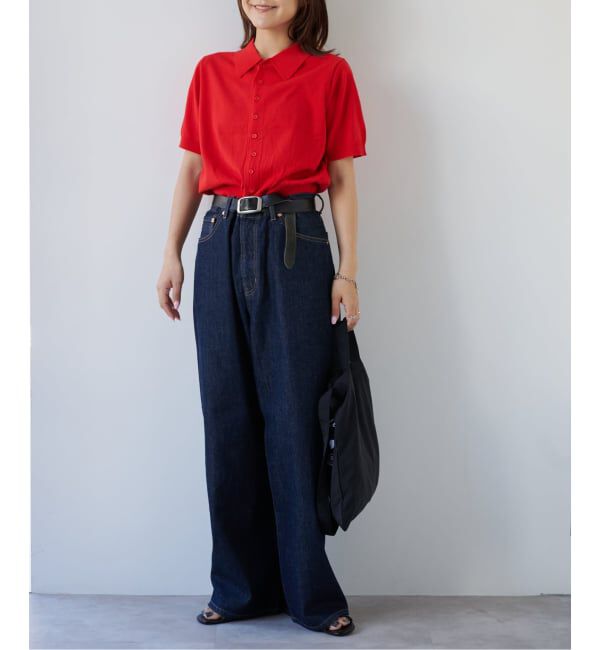 OUTDOOR PRODUCTS Usual Things「≪予約≫ハイゲージコットンポロシャツハーフスリーブニット」|ポロシャツ|