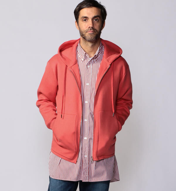 CABaN「CABaN コットンカシミヤ ジップパーカ」|ニット・セーター|