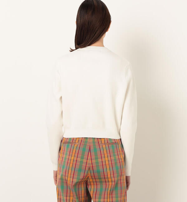 CABaN「コットンカシミヤ クルーネックカーディガン」|カーディガン|