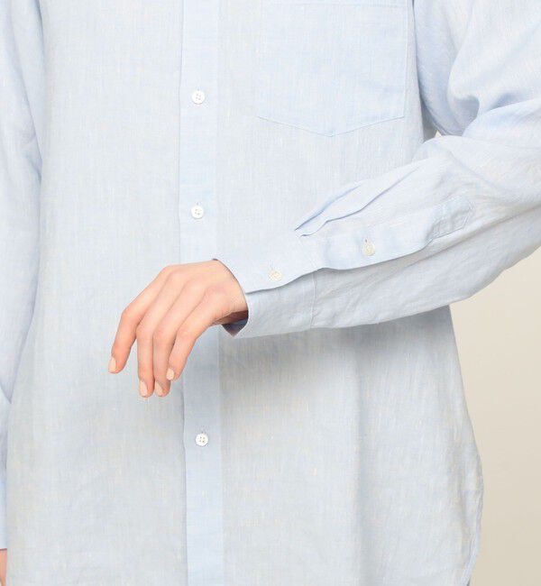 GALERIE VIE「リネン スタンドカラーシャツ」|シャツ・ブラウス|