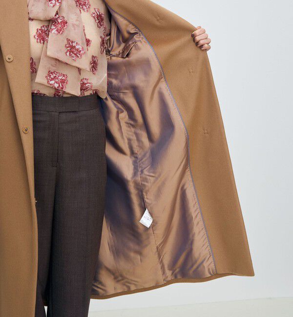 TOMORROWLAND collection「ピュアカシミヤ ノーカラーコート」|ノーカラーコート|