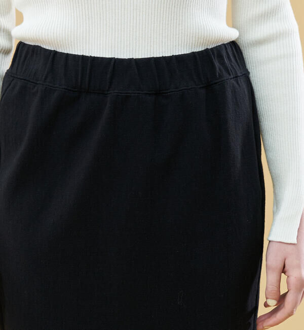 GALERIE VIE「ライトスラブジャージー Iラインロングスカート」|タイト|