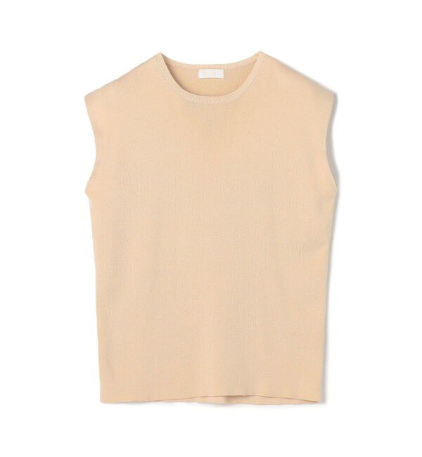 Ballsey「ハイゲージコットン ノースリーブプルオーバー」|ニット・セーター|41 ライトベージュ